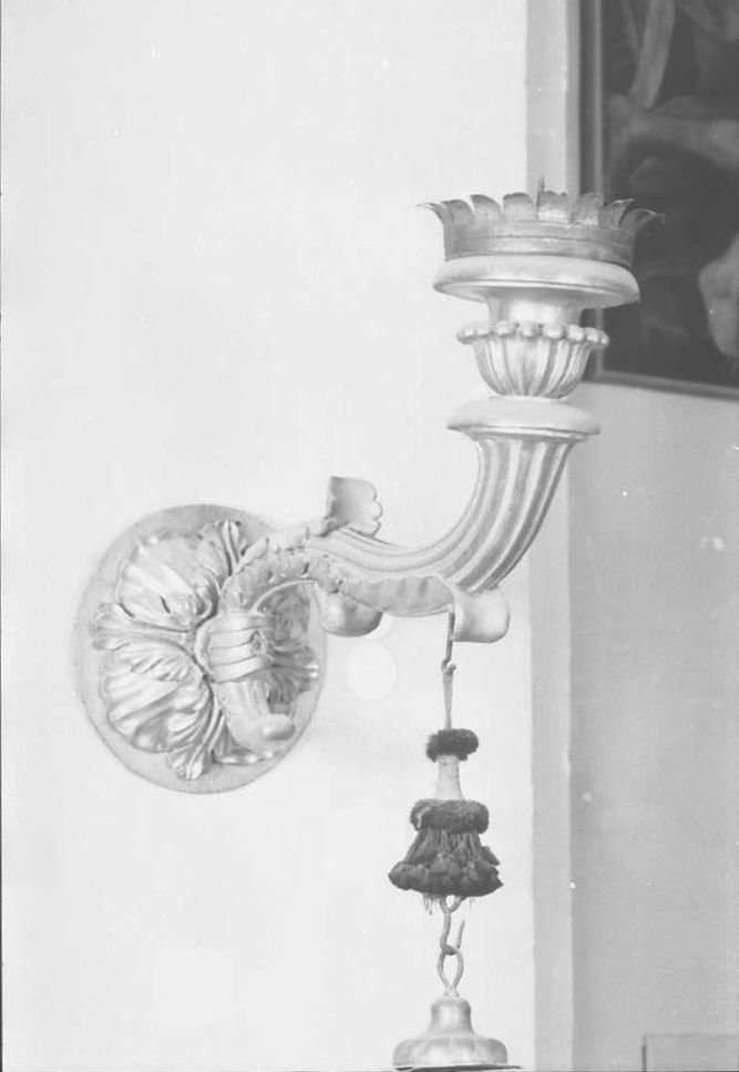 candeliere da parete - bottega romagnola (sec. XVIII)
