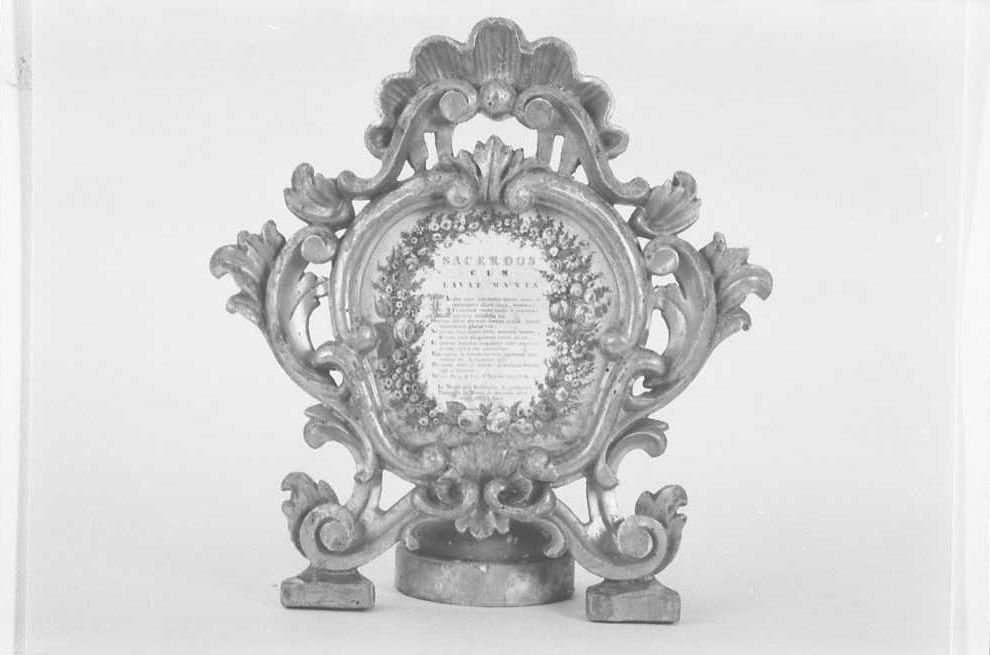 cartagloria - bottega romagnola (metà sec. XVIII)