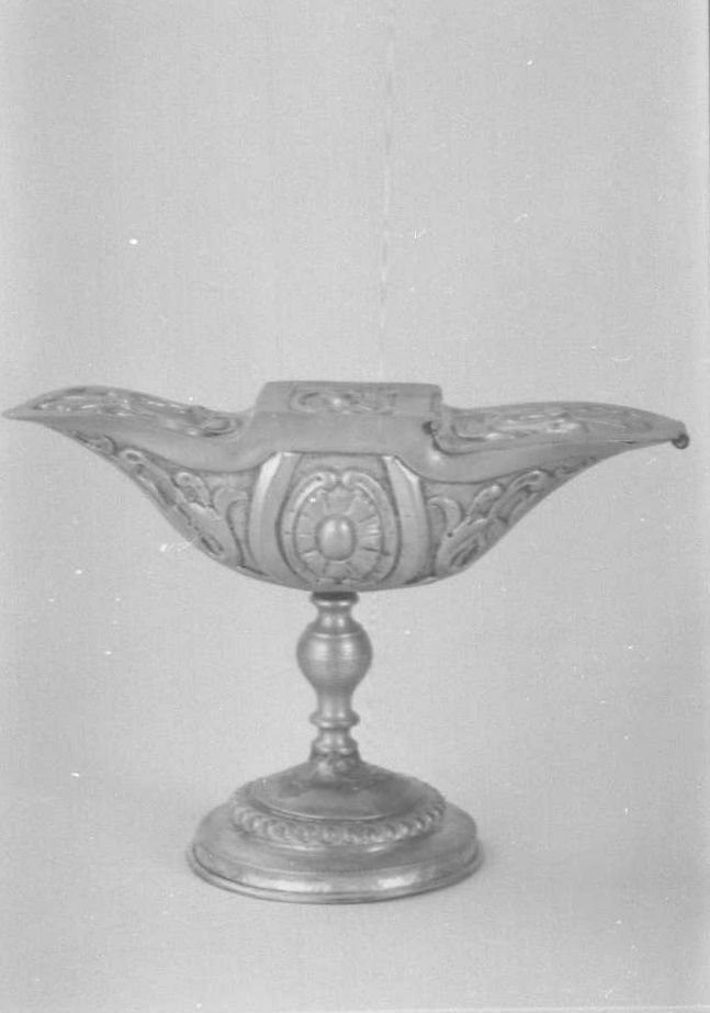 navicella portaincenso - bottega emiliana (sec. XIX)