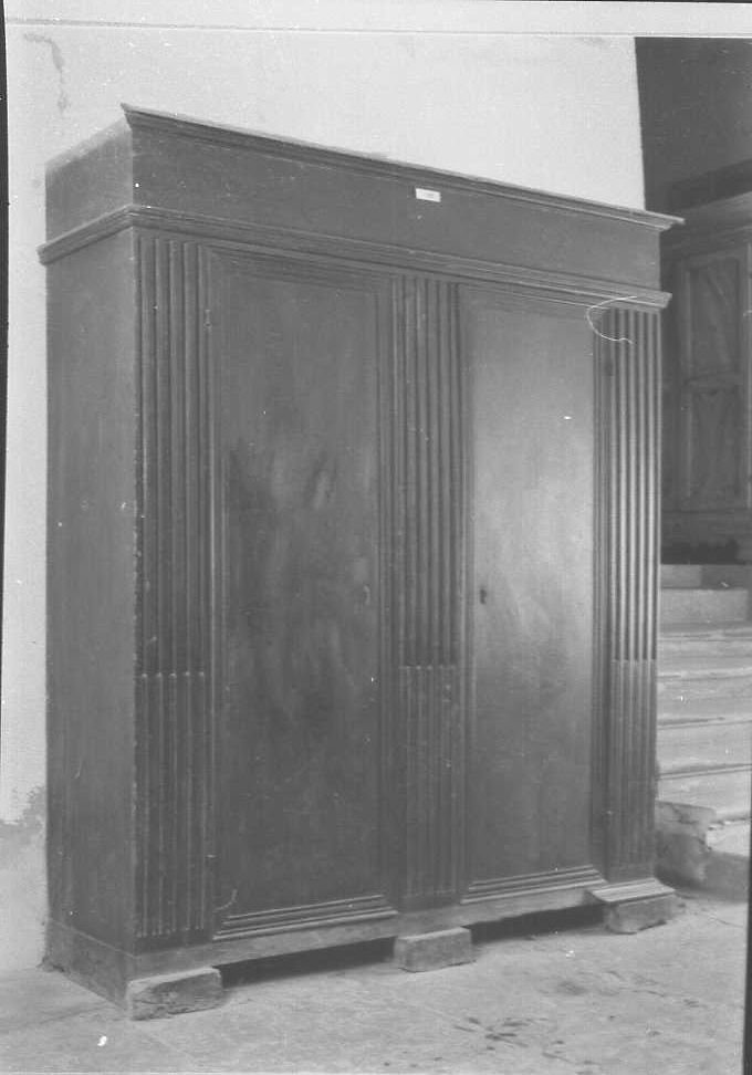 armadio - bottega romagnola (fine/inizio secc. XVII/ XVIII)