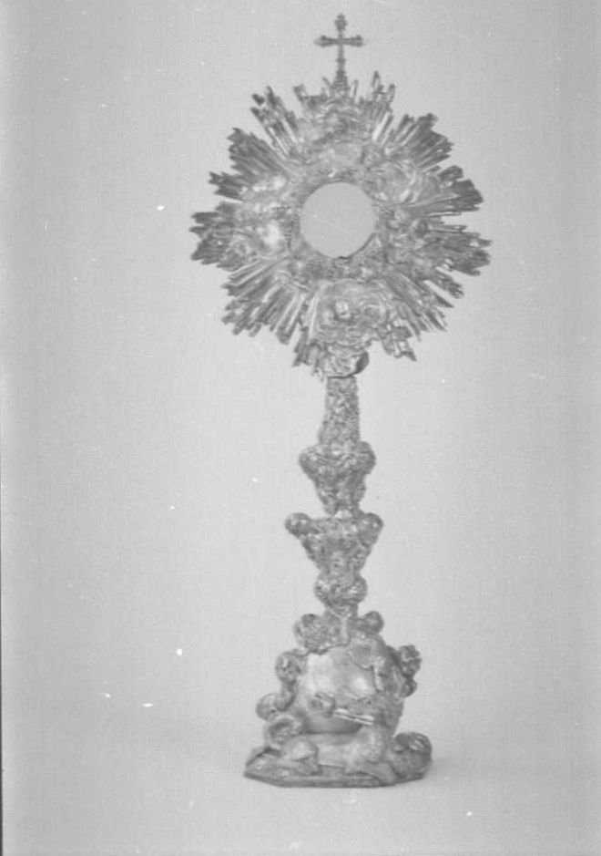 ostensorio - a raggiera - bottega romana (?) (sec. XVIII)