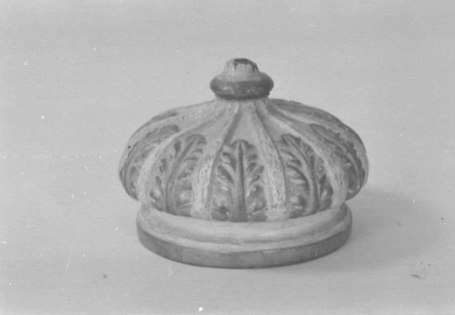 corona di tronetto per esposizione eucaristica, frammento - bottega romagnola (prima metà sec. XIX)