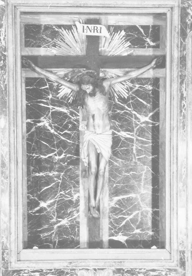 crocifisso - ambito tedesco (ultimo quarto sec. XVI)