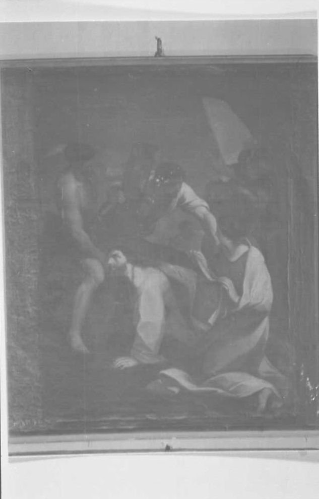 Gesù Cristo confortato dalla Veronica (dipinto) - ambito emiliano-romagnolo (sec. XVIII)