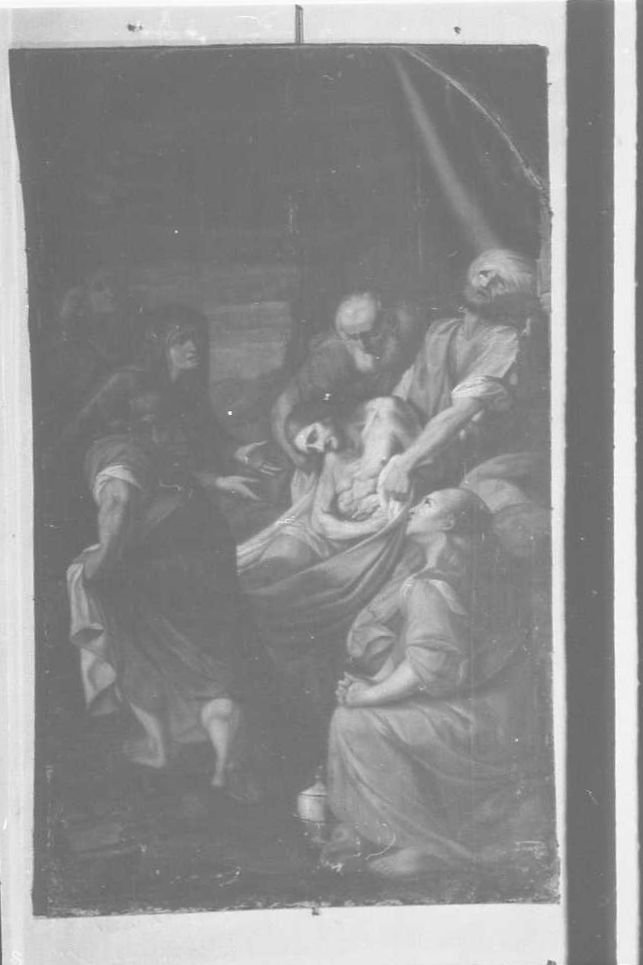 Gesù Cristo deposto dalla croce (dipinto) - ambito romagnolo-marchigiano (sec. XVIII)