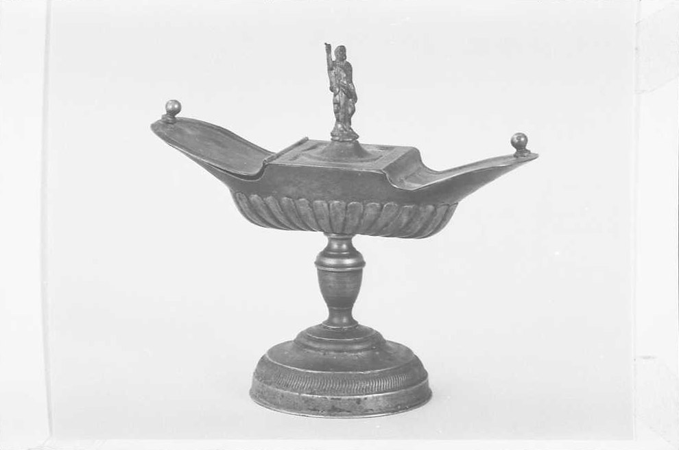 navicella portaincenso - bottega romagnola (fine/inizio secc. XVIII/ XIX)