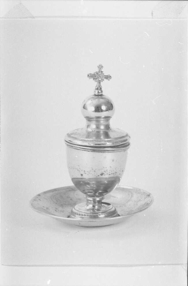 vasetto per la purificazione - bottega emiliana (prima metà sec. XX)