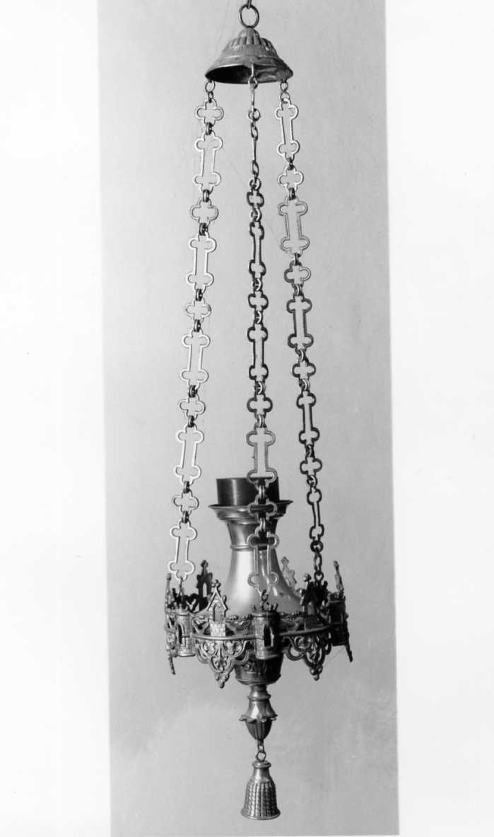 lampada pensile - produzione italiana (primo quarto sec. XX)