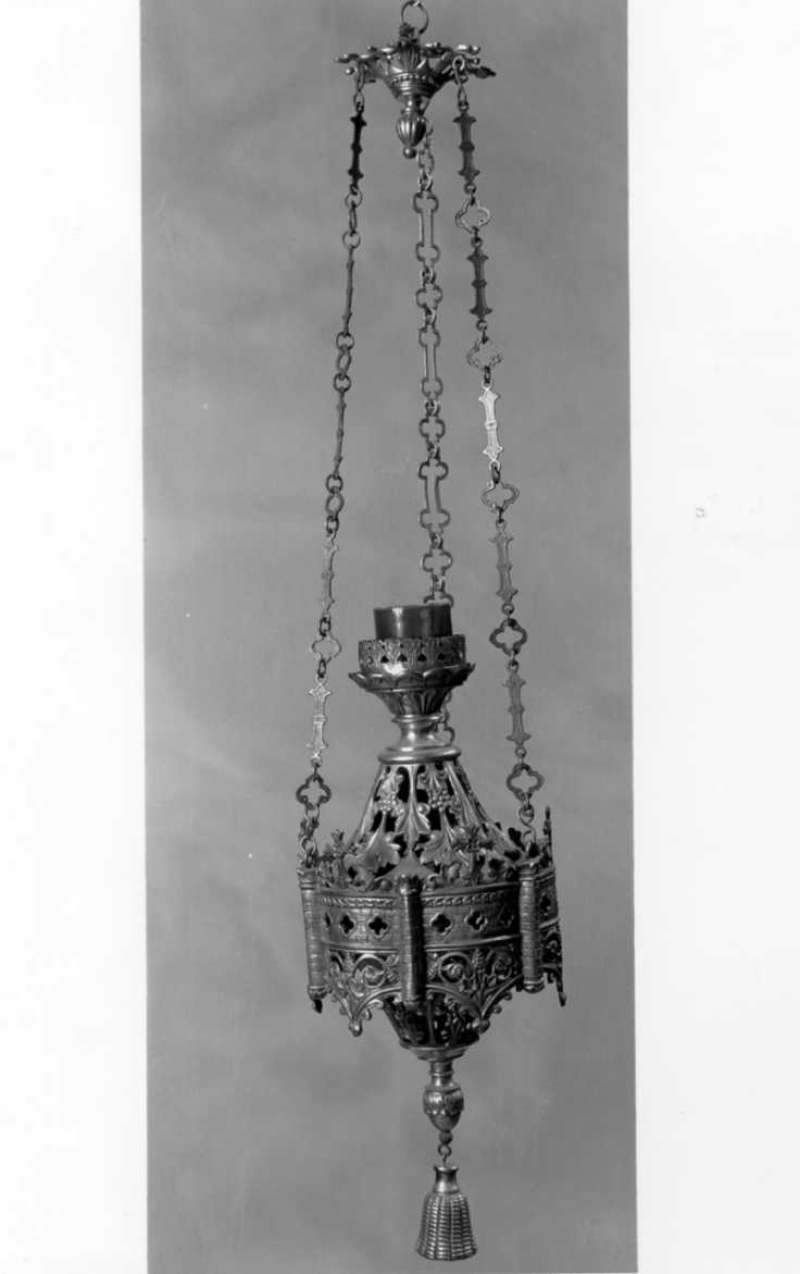 lampada pensile - produzione italiana (primo quarto sec. XX)