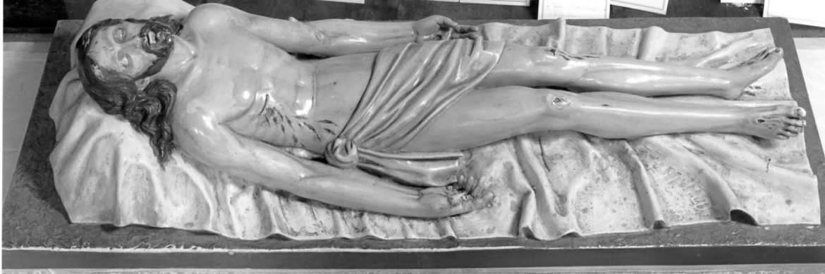 Cristo morto (scultura) - ambito romagnolo (ultimo quarto sec. XIX)
