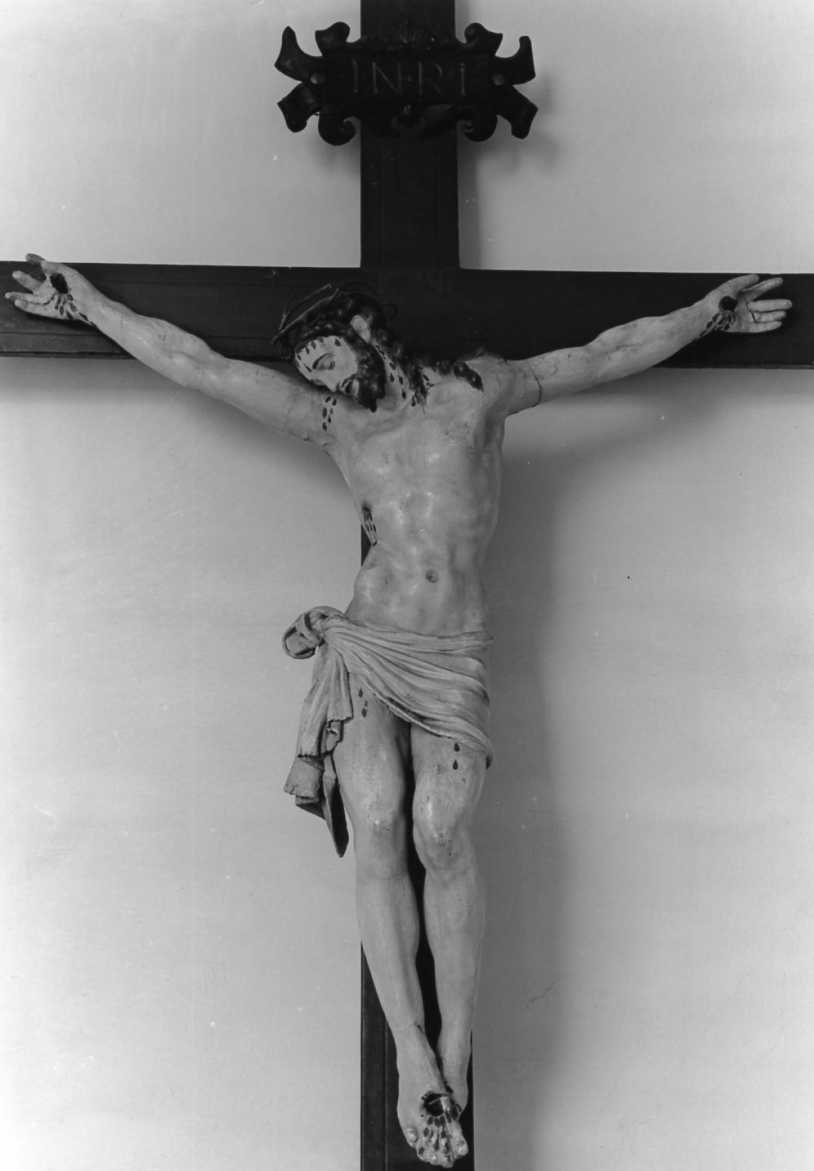 Cristo crocifisso (scultura) - ambito romagnolo (ultimo quarto sec. XIX)