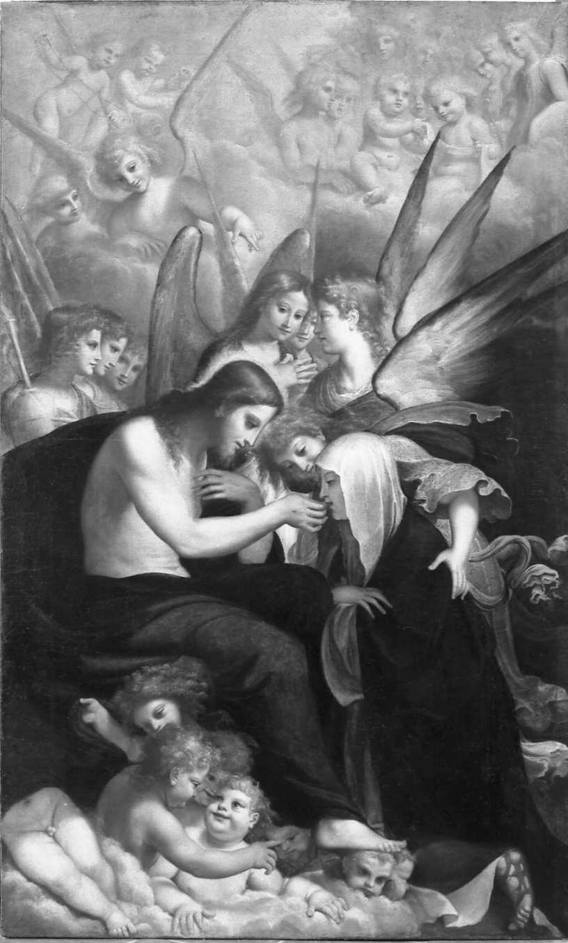 Comunione mistica di Santa Caterina da Siena (pala d'altare) di Brizio Francesco (sec. XVII)