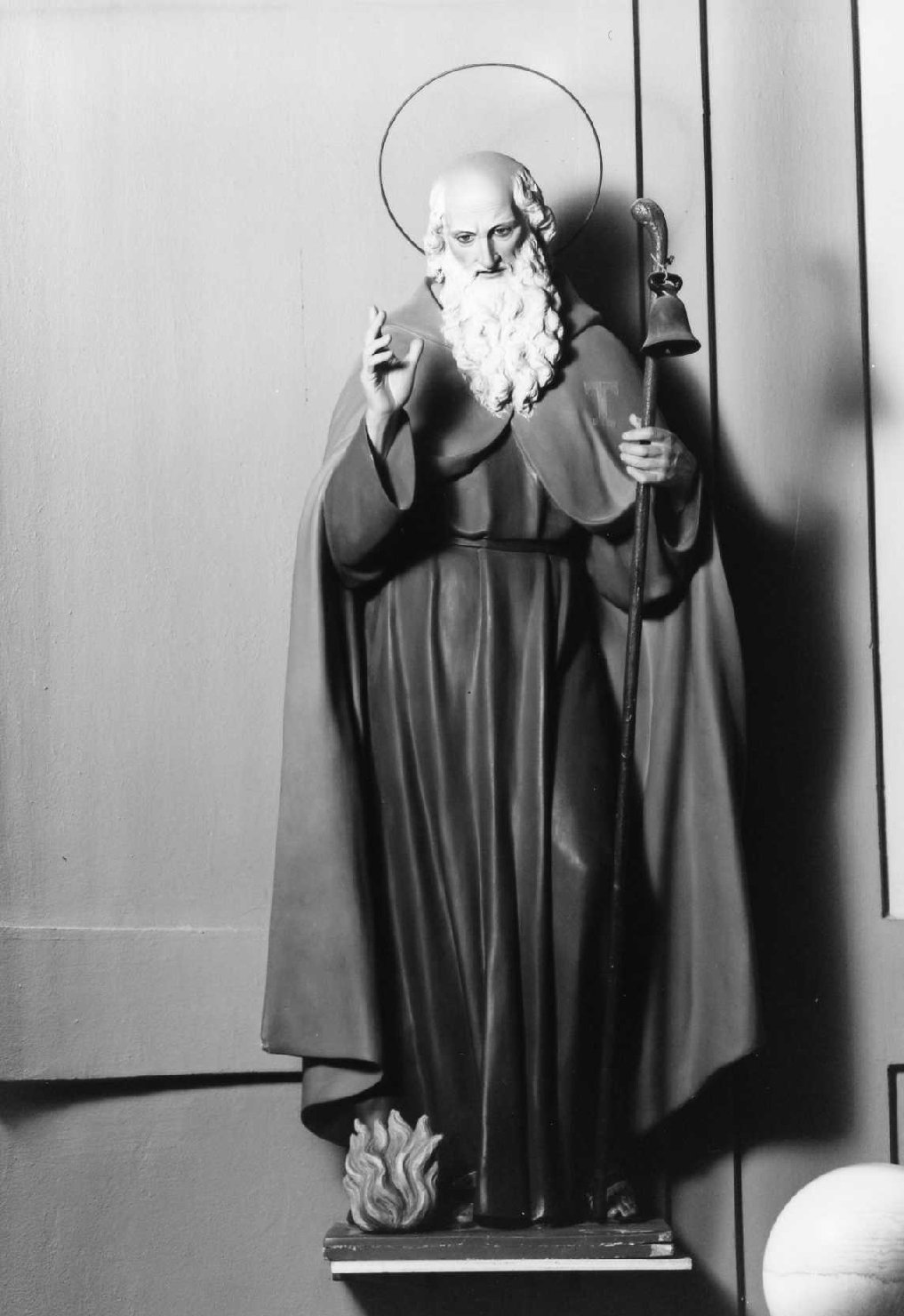 Sant'Antonio Abate (statua) - ambito romagnolo (sec. XX)