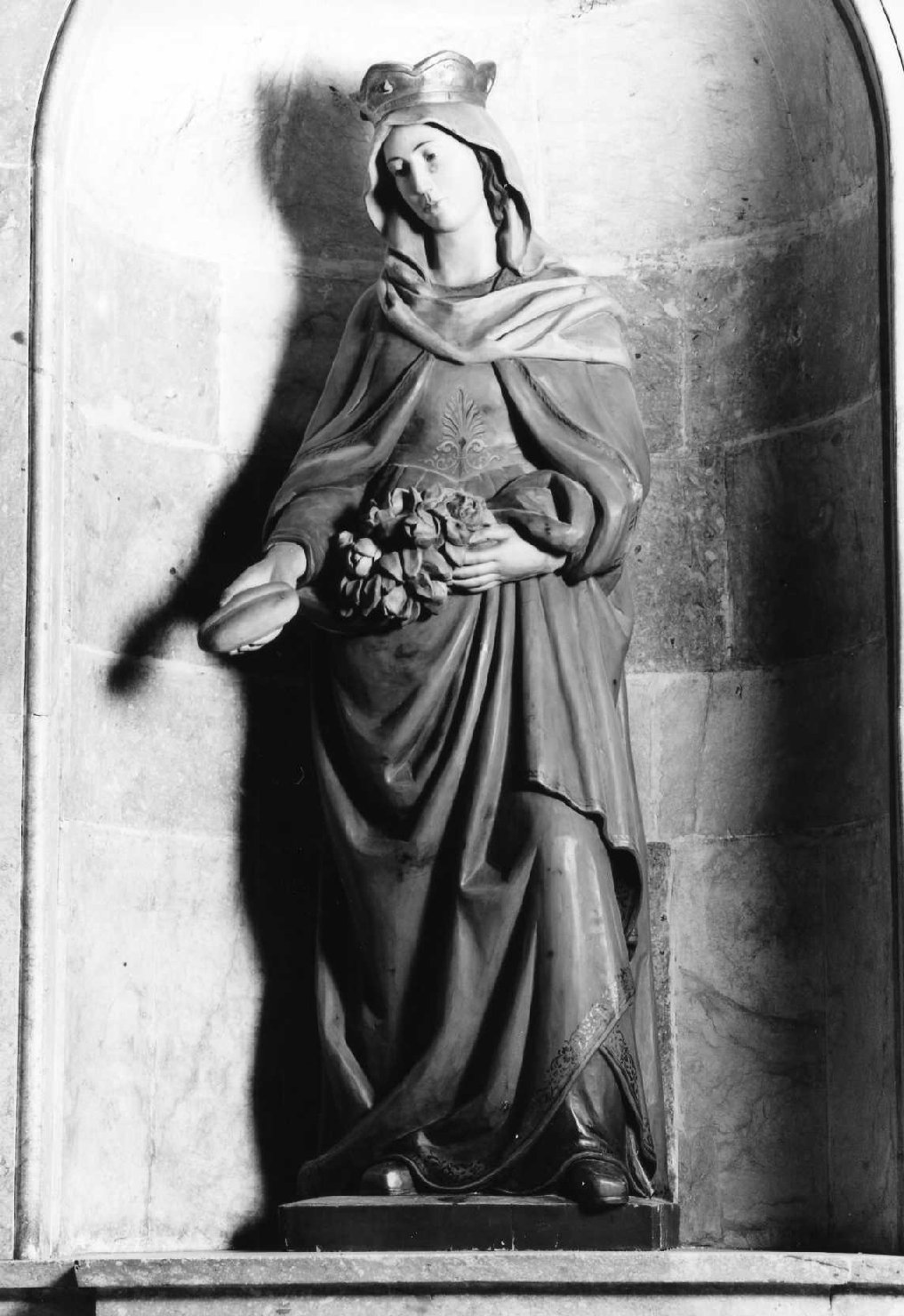 Sant'Elisabetta (statua) di Moroder Domenico (sec. XX)
