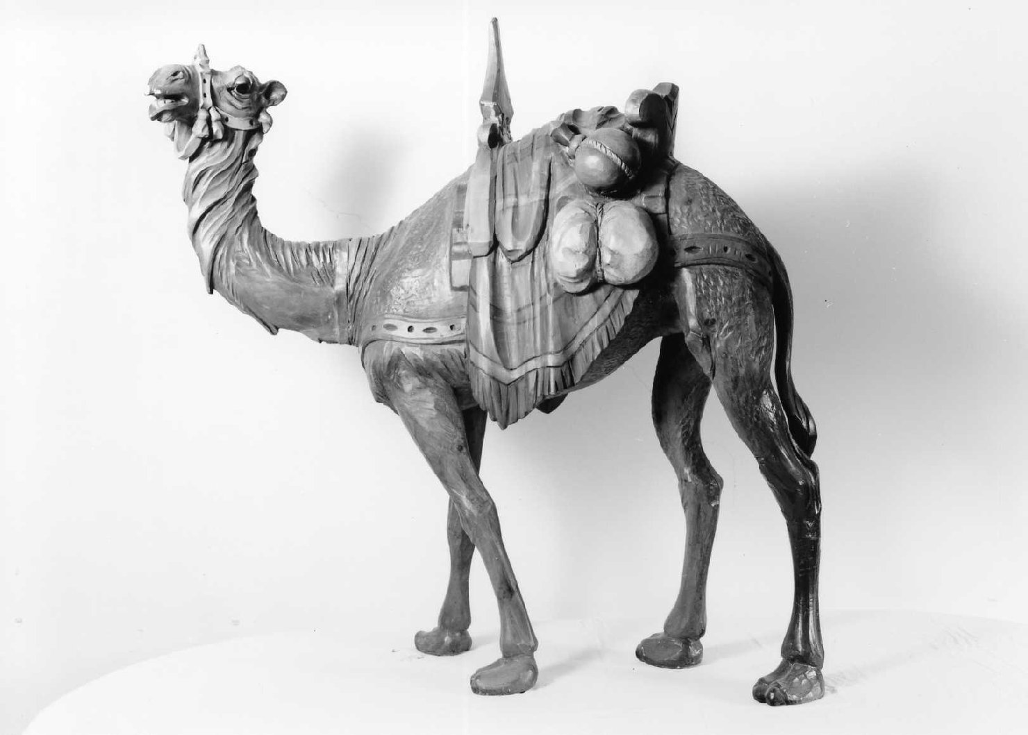 bue, asino, cavallo, dromedario ed elefante (scultura, insieme) di Moroder Domenico (sec. XX)