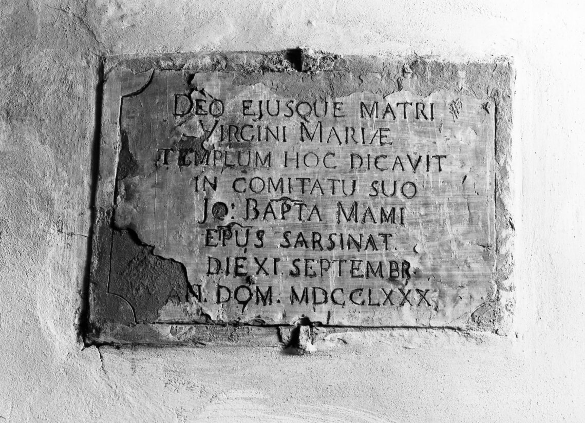 lapide tombale - ambito romagnolo (sec. XVIII)