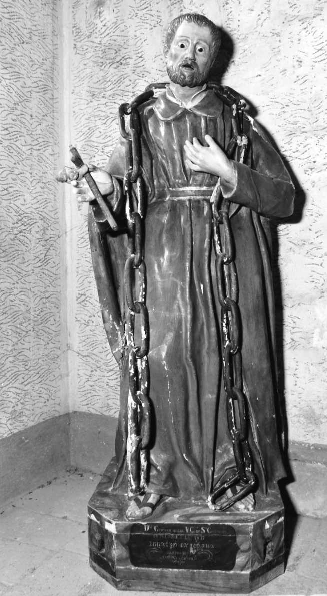 San Colombano (statua) - ambito romagnolo (sec. XIX)