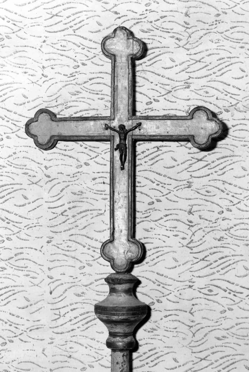 croce processionale - ambito romagnolo (secc. XIX/ XX)