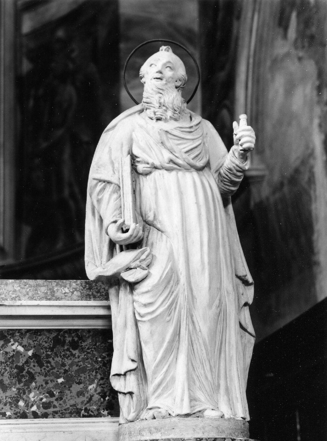 san Paolo Apostolo (statua) di Calligari Giuseppe (sec. XIX)