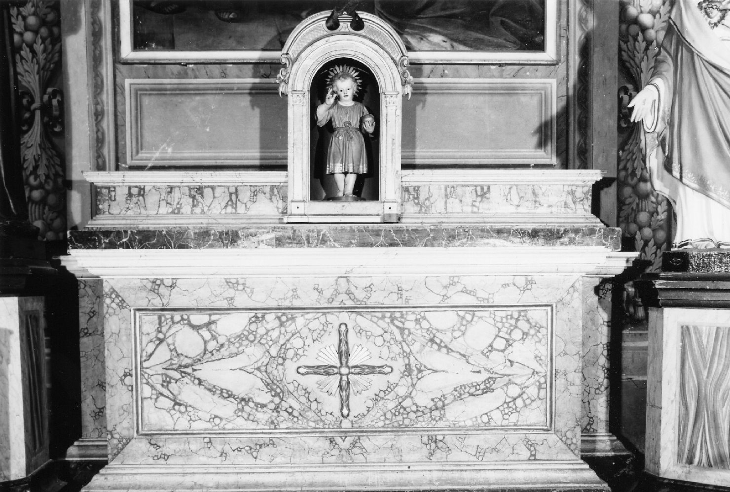 altare - bottega emiliano-romagnola (fine/inizio secc. XVIII/ XIX)