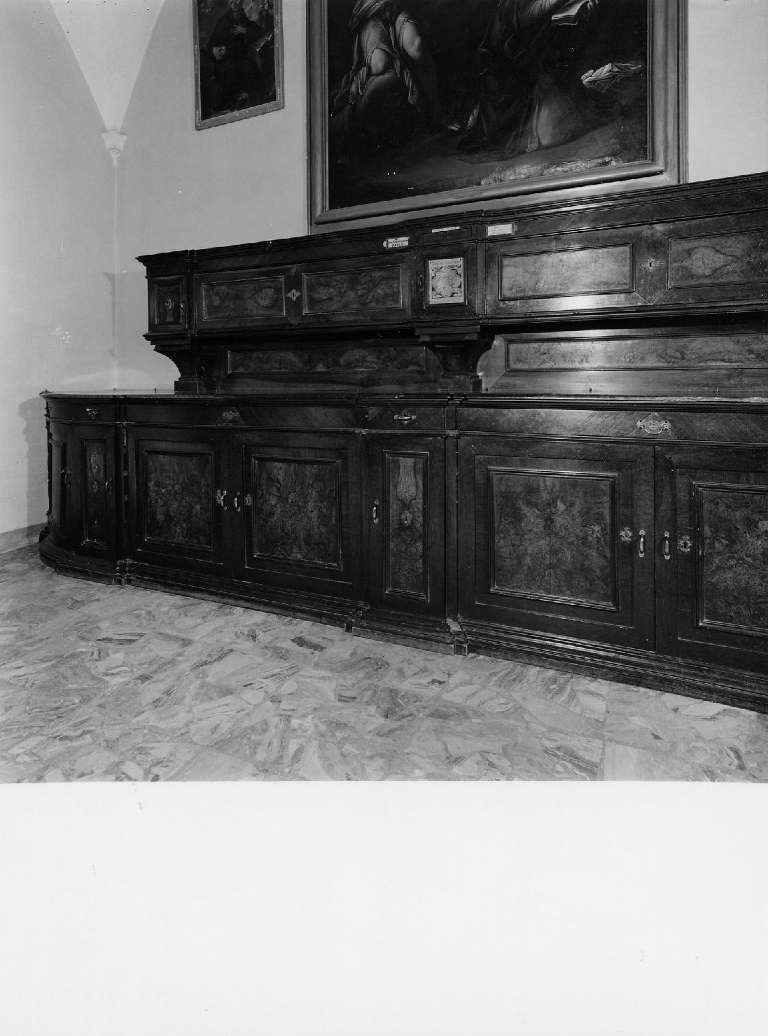 mobile da sacrestia - bottega emiliano-romagnola (ultimo quarto sec. XVII)