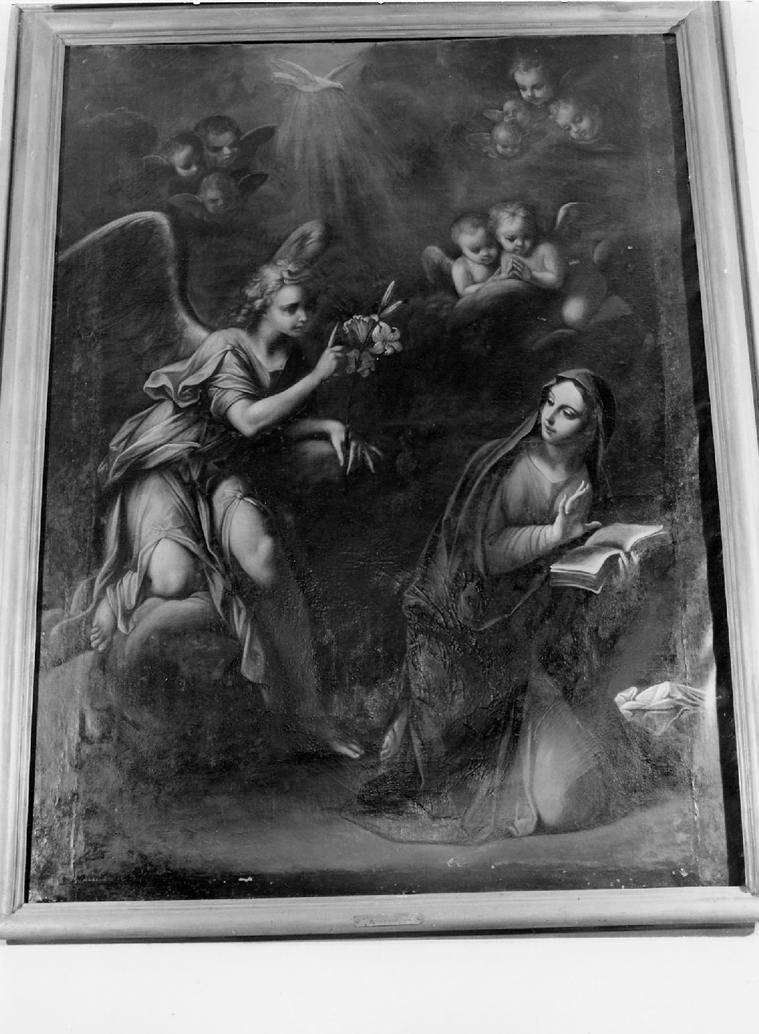 annunciazione (dipinto) di Franceschini Marcantonio (ultimo quarto sec. XVII)