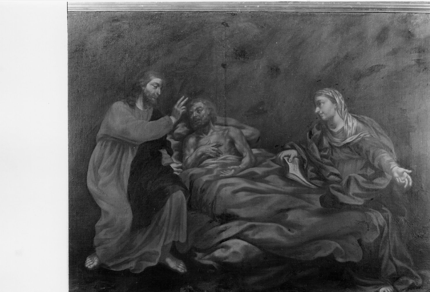 Morte di S. Giuseppe (dipinto) - bottega romagnola (sec. XVIII)