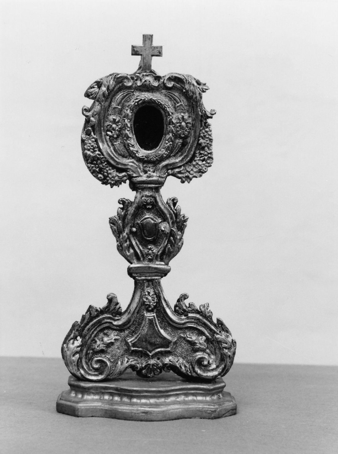 reliquiario - a ostensorio - bottega romagnola (metà sec. XVIII)