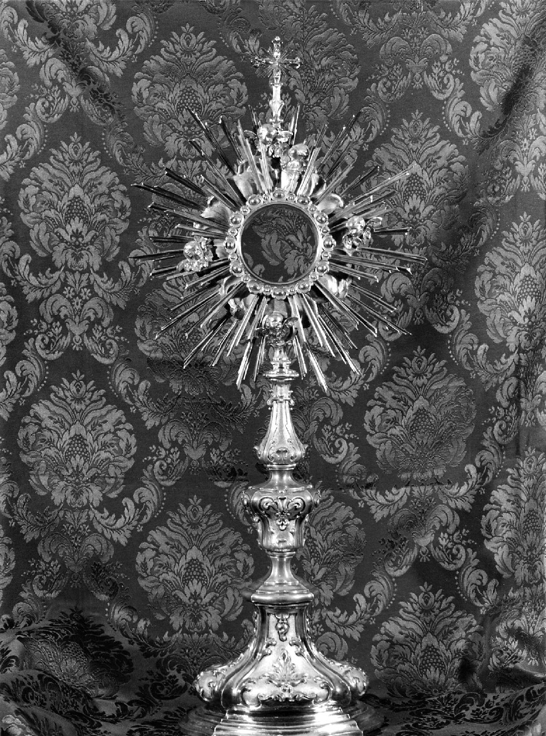 ostensorio - a raggiera di Gambari Bonaventura (sec. XVIII)