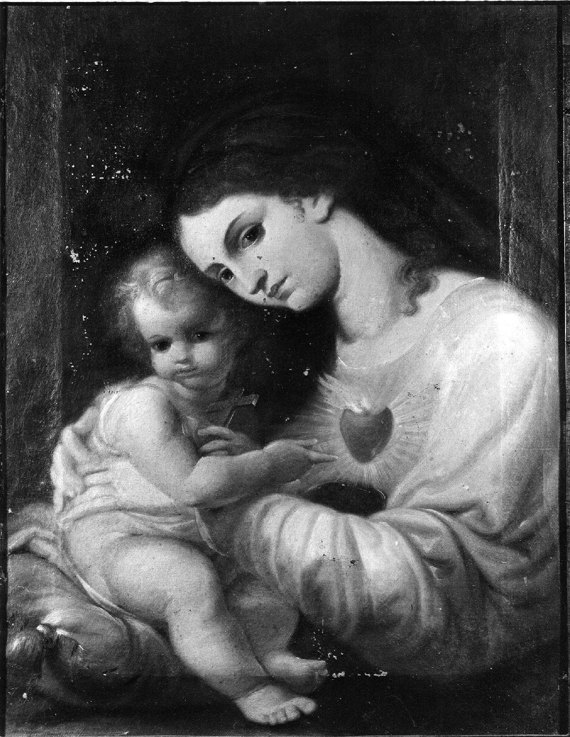 Sacro Cuore di Maria (dipinto) - bottega romagnola (inizio sec. XIX)