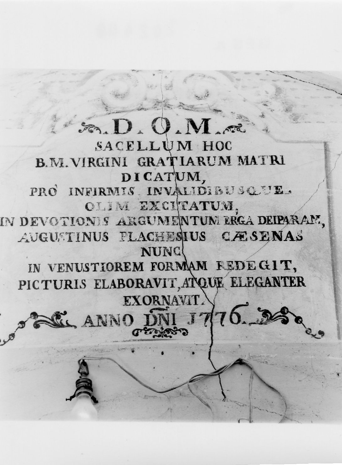 lapide - bottega romagnola (sec. XVIII)