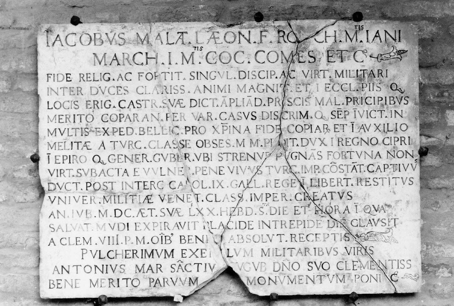 lapide - bottega romagnola (sec. XVII)