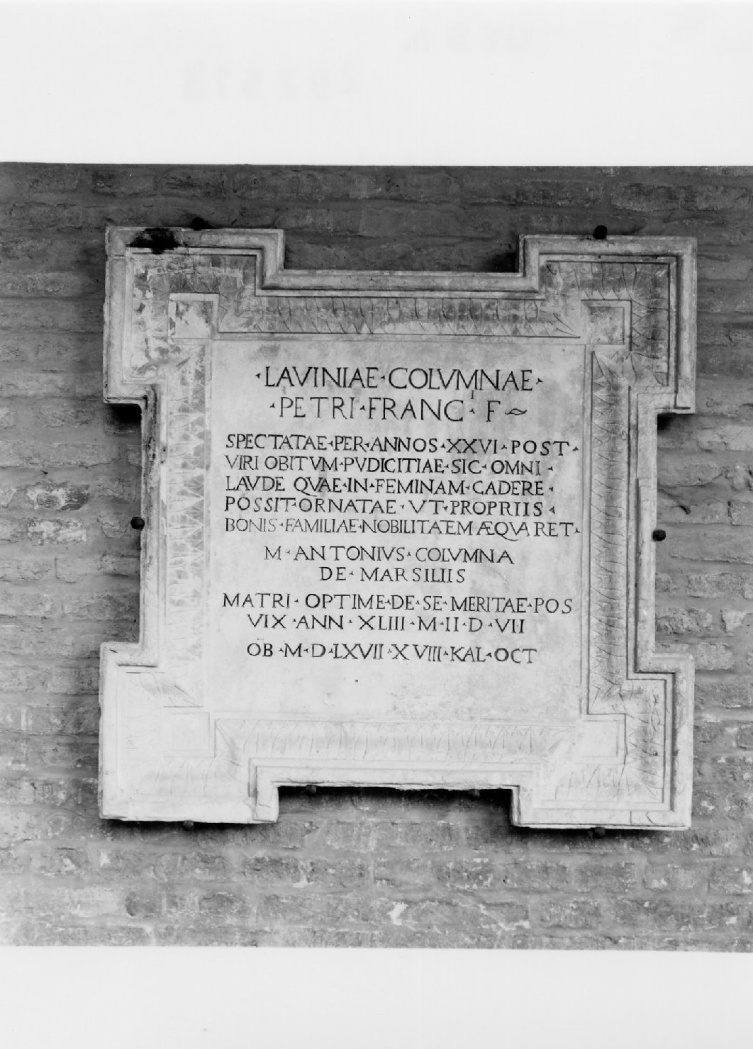 lapide - bottega romagnola (sec. XVI)