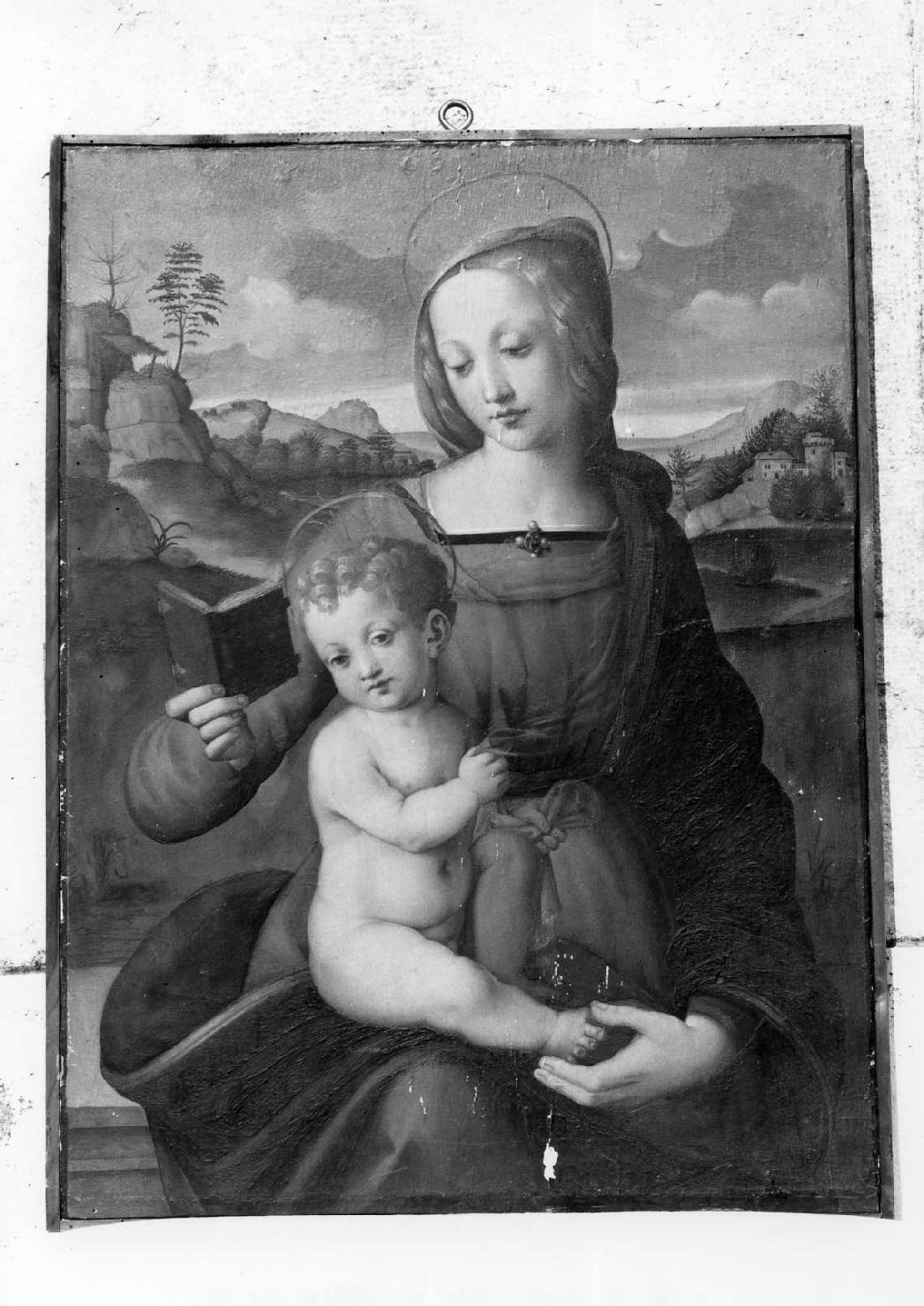 Madonna del libro (dipinto) - ambito tosco-umbro (prima metà sec. XVI)