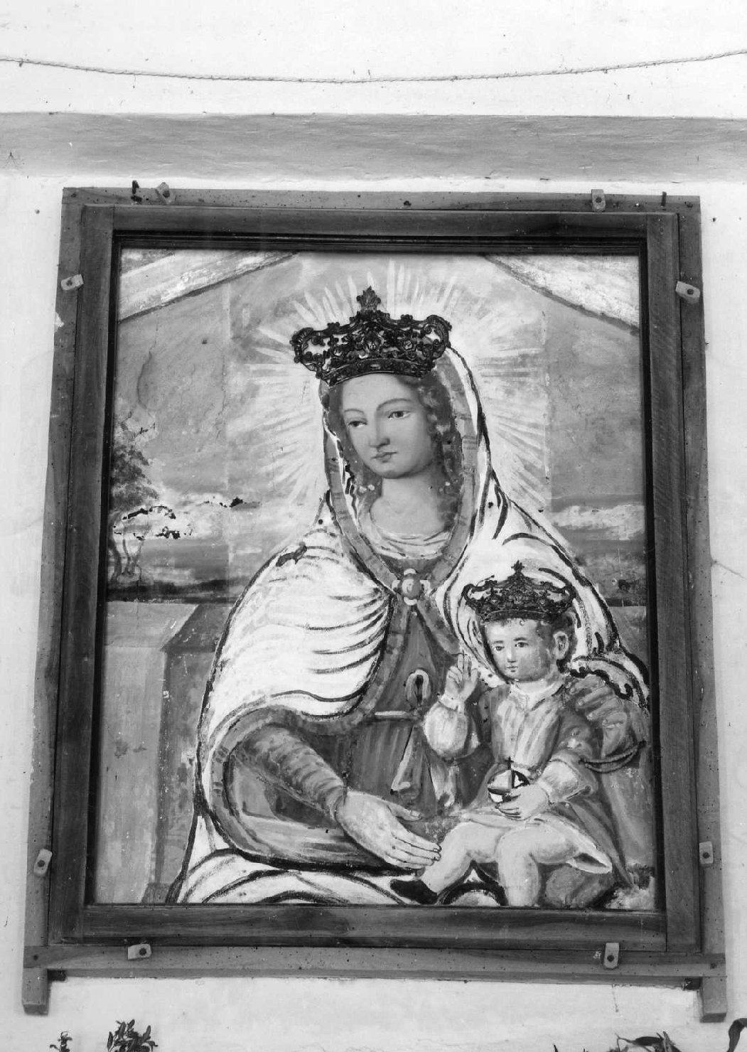 Madonna con Bambino (dipinto) - ambito romagnolo (fine/inizio secc. XVIII/ XIX)