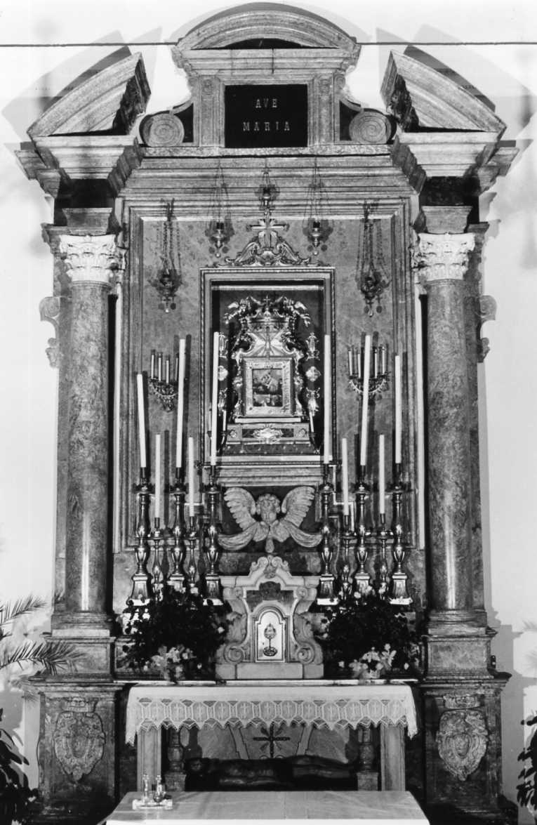 altare maggiore di Brunelli Francesco (sec. XVII)