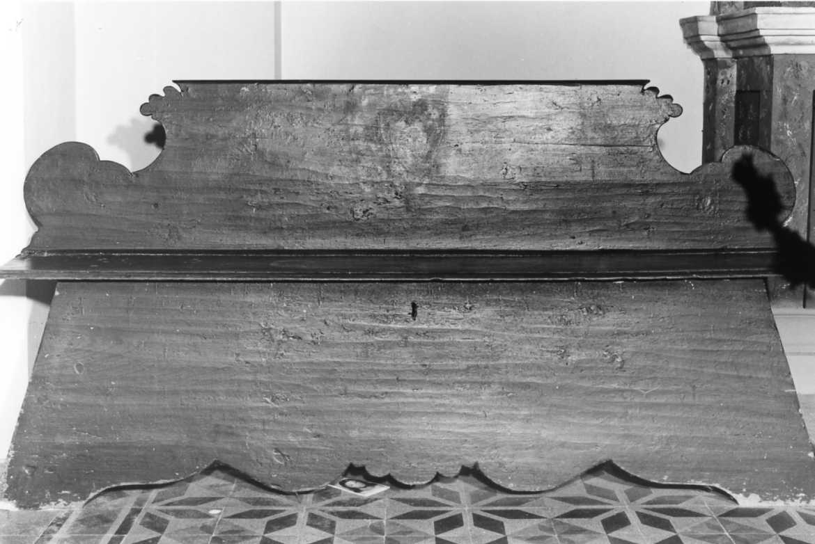 cassapanca - produzione romagnola (sec. XVIII)