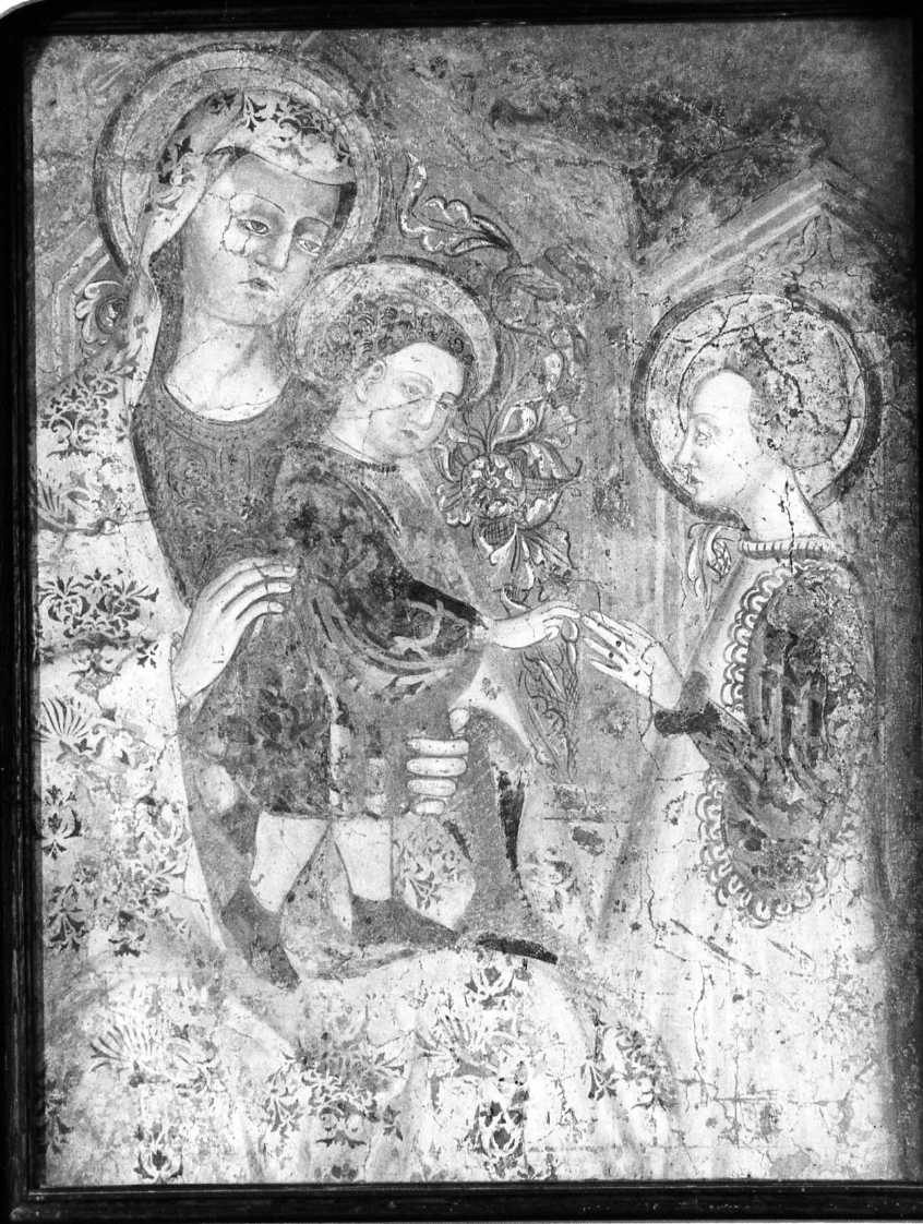 matrimonio mistico di Santa Caterina d'Alessandria (dipinto) - ambito umbro-romagnolo (secondo quarto sec. XV)