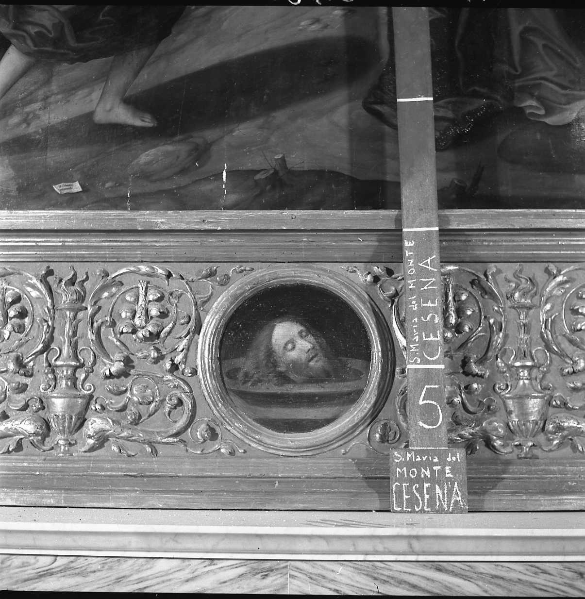 san Giovanni Battista decollato (dipinto) di Coda Bartolomeo (attribuito) (sec. XVI)