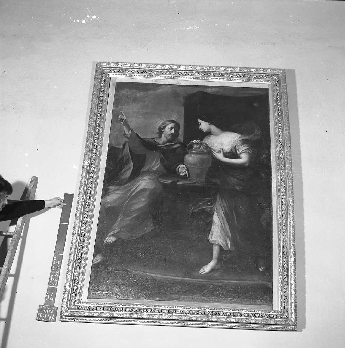 Cristo e la Samaritana (dipinto) di Franceschini Marcantonio (attribuito) (primo quarto sec. XVIII)
