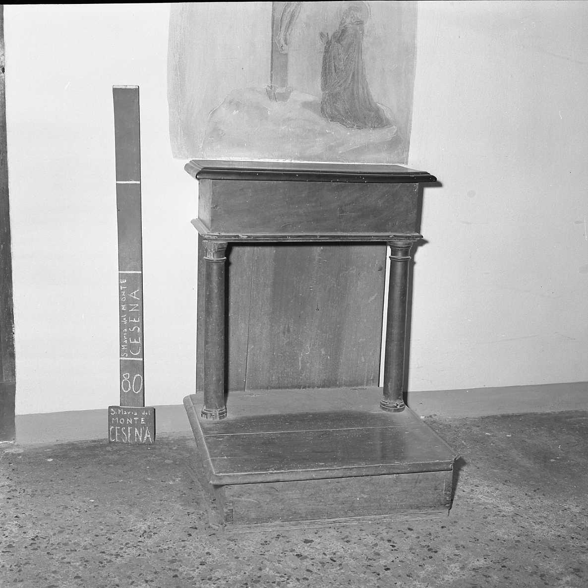 inginocchiatoio - bottega emiliano-romagnola (sec. XVIII)