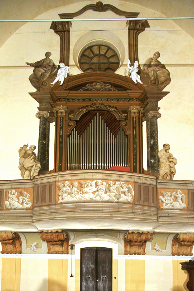 ancona illusiva (dipinto) di Milani Giuseppe (sec. XVIII)