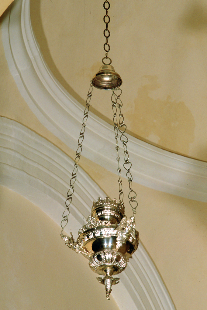 lampada pensile - bottega emiliano-romagnola (seconda metà sec. XVIII)