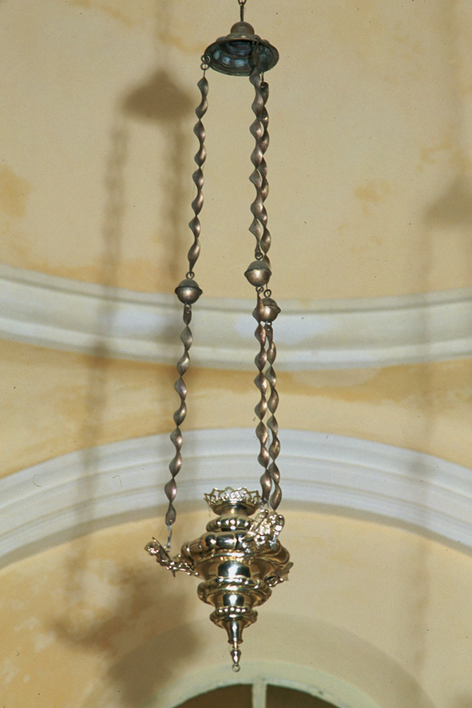 lampada pensile - bottega emiliano-romagnola (seconda metà sec. XVIII)