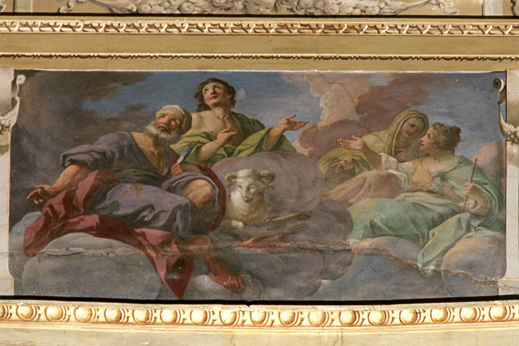 Noè, Giosuè e Ruth (dipinto) di Milani Giuseppe (sec. XVIII)
