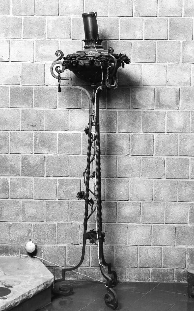 lampada - a stelo - bottega romagnola (sec. XX)