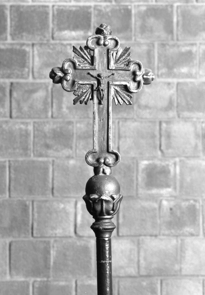 croce processionale - bottega romagnola (seconda metà sec. XIX)