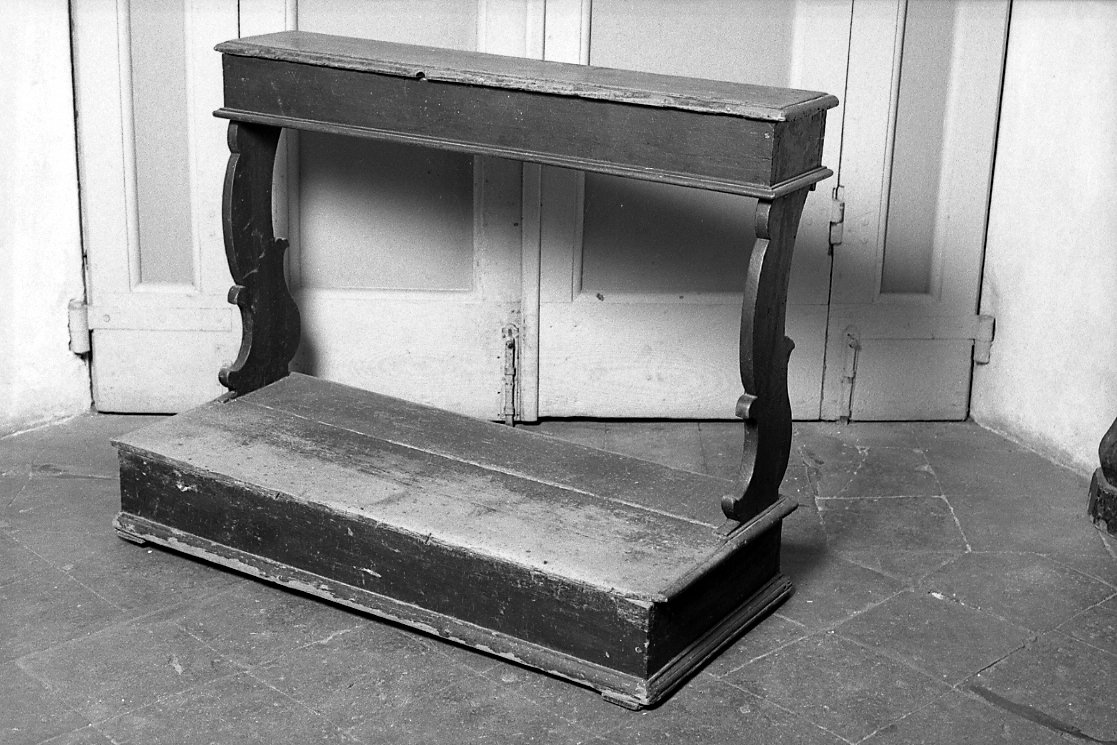 inginocchiatoio - bottega emiliano-romagnola (prima metà sec. XIX)