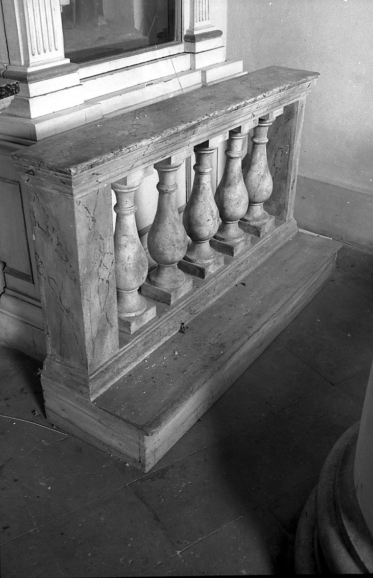 balaustrata - manifattura romagnola (primo quarto sec. XIX)