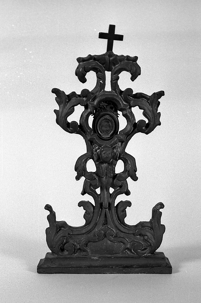 reliquiario - a ostensorio - manifattura romagnola (prima metà sec. XIX)